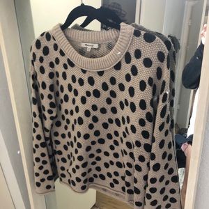 Madewell Polka dot Sweater